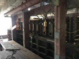 贵金属冶炼侧吹炉铜水套现场装置