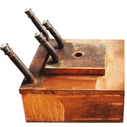 贫化电炉放铜口大幼水套