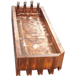 闪速炉烟路齿形水套