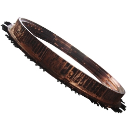 旋吹炉反映塔底部齿形铜水套