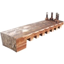 旋吹炉烟路齿形水套