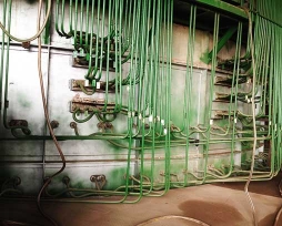 圆形镍铁电炉铜水套现场装置照片1