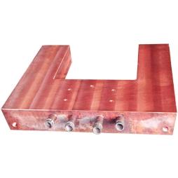 Copper water jacket of Ausmelt furnace