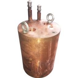Anode furnace tuyere copper water jacket