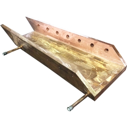 launder of oxygen enrich top blowing furnace